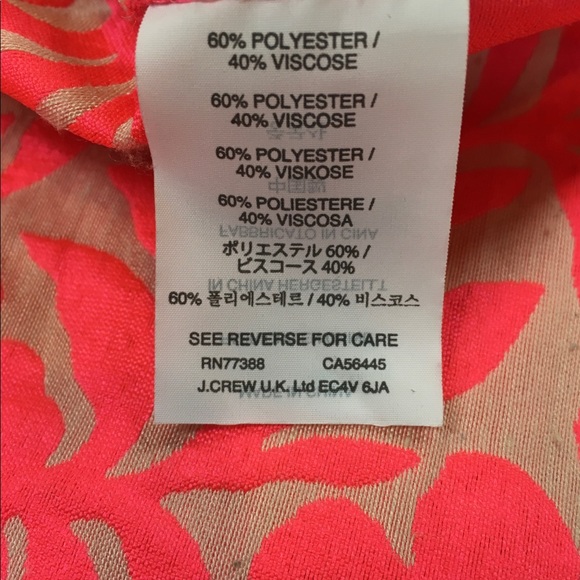 J. Crew plumeria floral jacquard shell in pink - Picture 8 of 9